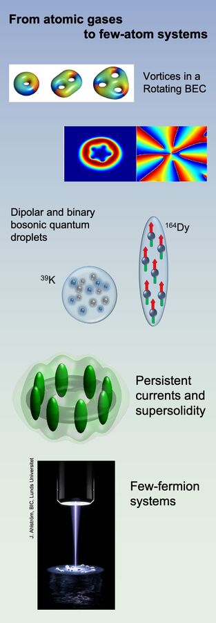 schematic of cold atom systems